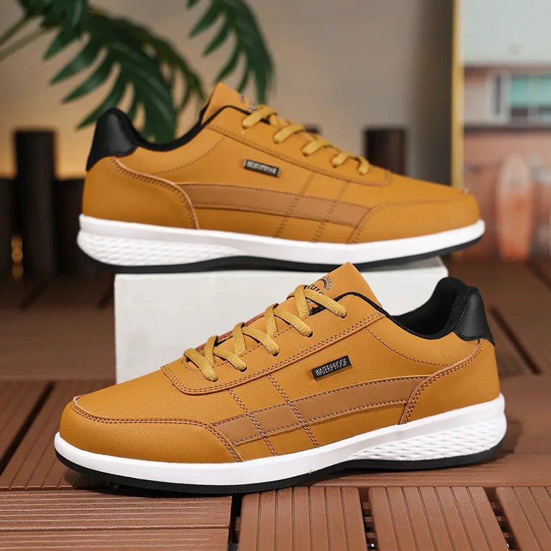 Badminton Shoes Men - Scarpe da Uomo in Pelle PU,