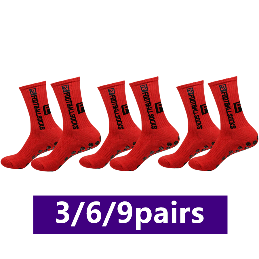 Sports Grip - 3/6/9 paia di calzini unisex antiscivolo
