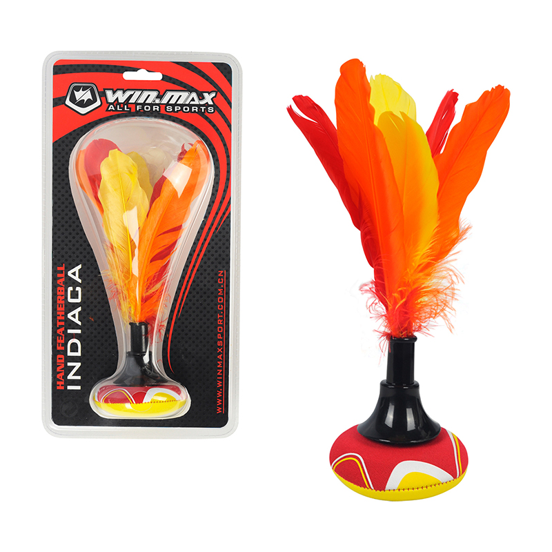 Feather Shuttlecock - Volano da spiaggia per divertimento Indiaca