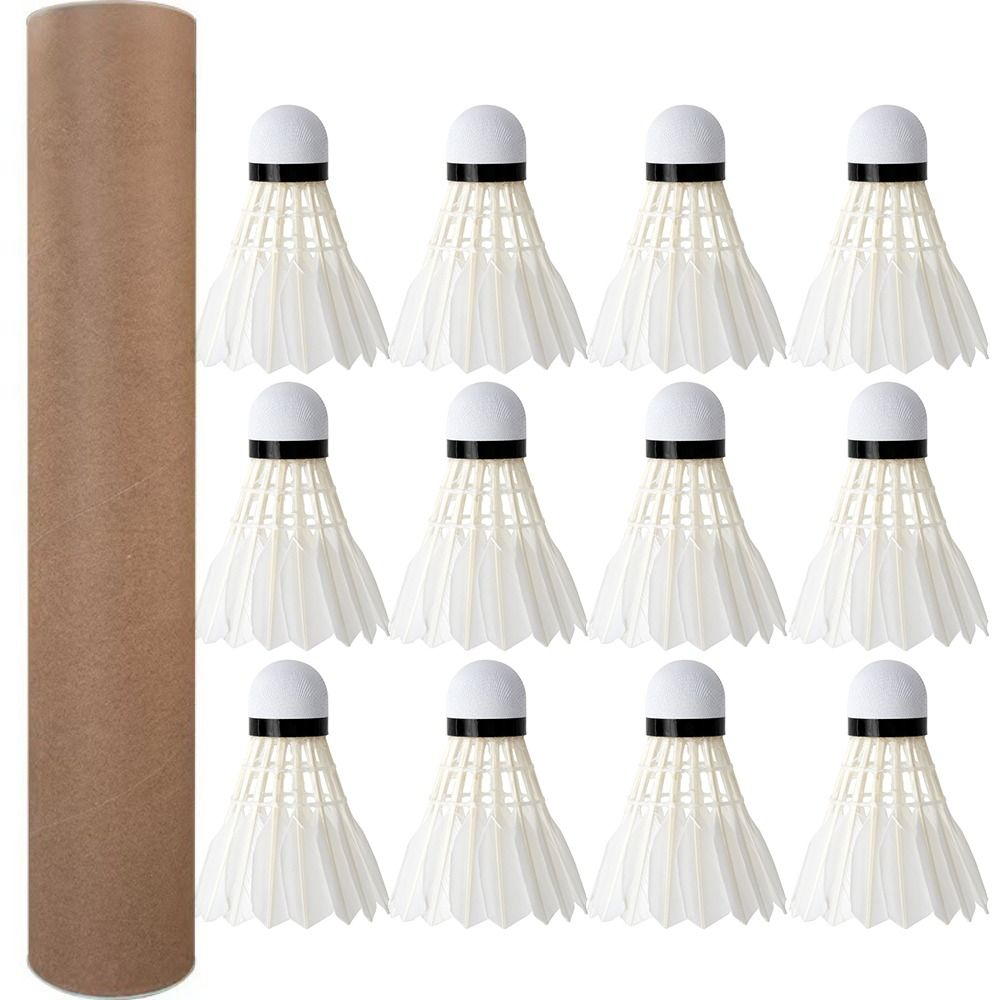 Feather Shuttlecock - Volano da badminton professionale con piume