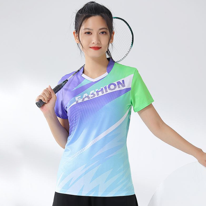 Badminton Jersey - Camicia da Badminton da donna stampa