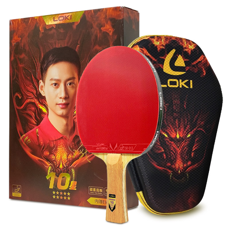 Badminton Racket Carbon - Racchetta da ping pong LOKI originale