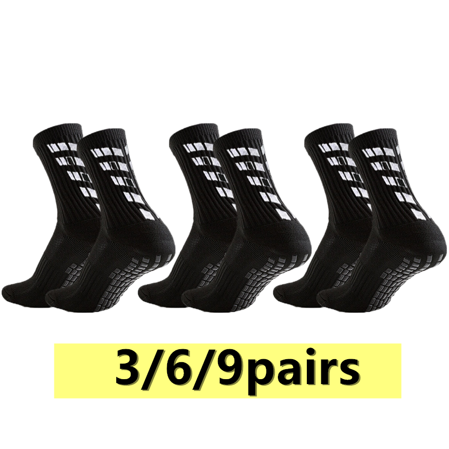 Sports Grip - 3/6/9 paia di calzini antiscivolo da