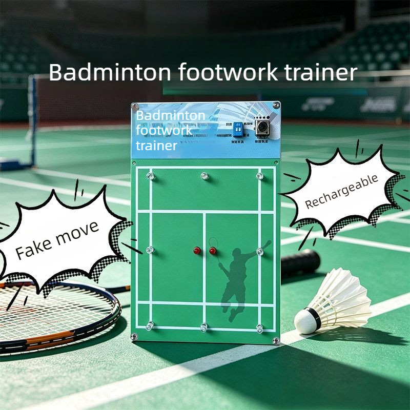 Badminton Materi - Allenatore di Step per Badminton Ricaricabile,