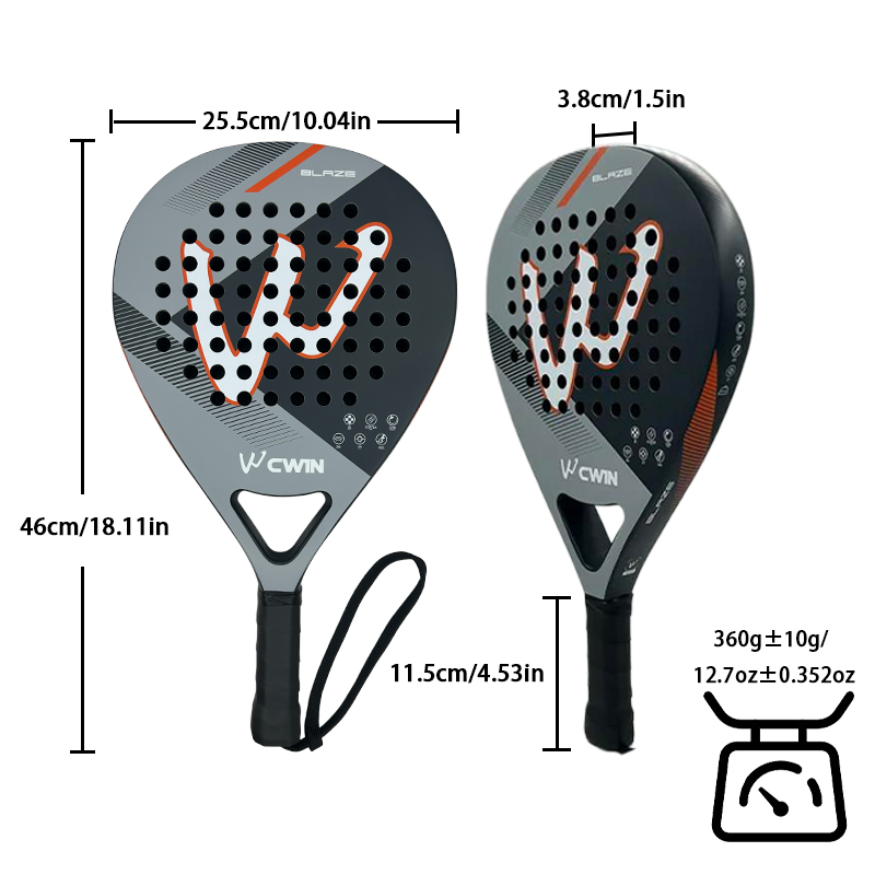 Racchetta da padel CWIN BLAZE  - Badminton Racket Carbon recensione e prezzo
