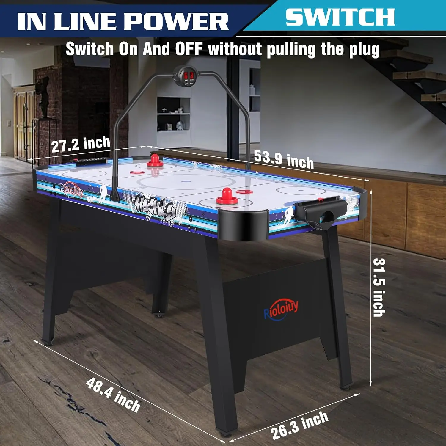 Tavolo da Air Hockey da 58 pol - Scoreboard Digital recensione e prezzo