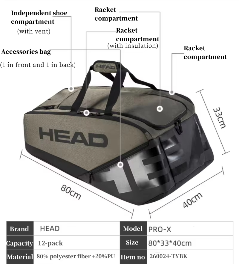 Borsa per Racchette da Tennis  - Badminton Bag recensione e prezzo