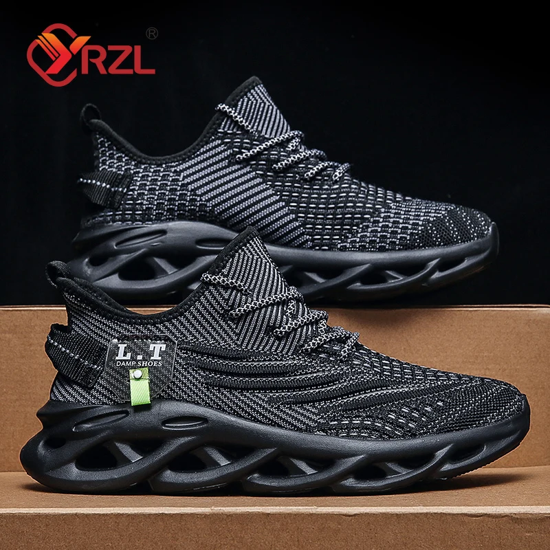 YRZL Uomo Sport Corsa Nero Sca - Badminton Shoes recensione e prezzo
